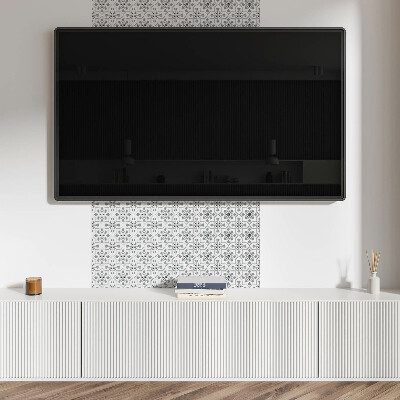 Vinyl wandbekleding Patroon met bloemmotieven