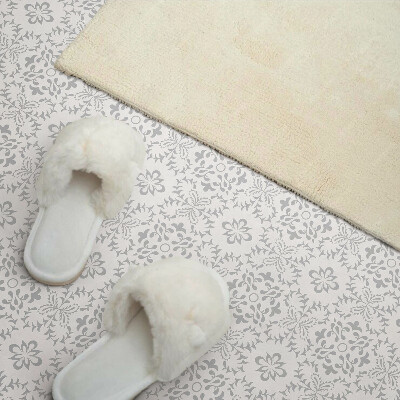 Vinyl wandbekleding Bloemenpatroon met details