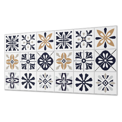 Vinyl wandbekleding Decoratieve patronen in tegels