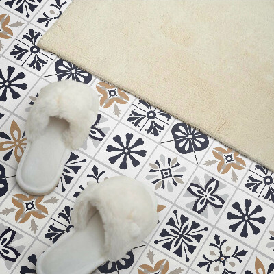 Vinyl wandbekleding Decoratieve patronen in tegels