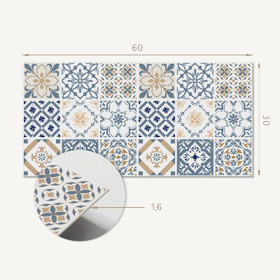 Vinyl wandpaneel Geruite mozaïekpatronen