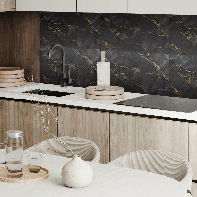 Pvc wandpaneel Elegant marmer met aderen