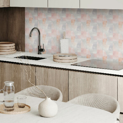 Vinyl wandbekleding Geometrie in pastels