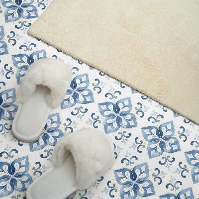 Pvc wandpaneel Bloemenpatroon op tegels