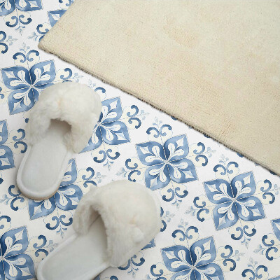 Pvc wandpaneel Bloemenpatroon op tegels