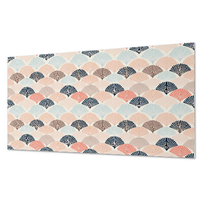 Pvc wandpaneel Waaierpatroon in golven