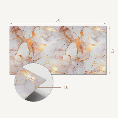 Vinyl wandbekleding Elegant marmer met aderen