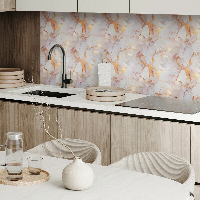 Vinyl wandbekleding Elegant marmer met aderen