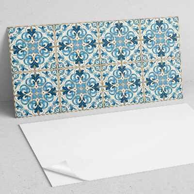 Pvc wandpaneel Plantenpatroon in symmetrie