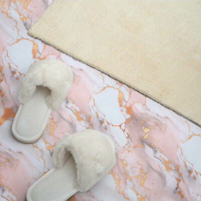 Vinyl wandbekleding Marmerpatroon met accenten