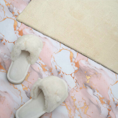 Vinyl wandbekleding Marmerpatroon met accenten