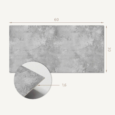 Vinyl wandbekleding Betonnen textuur met krassen