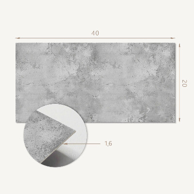 Vinyl wandbekleding Betonnen textuur met krassen