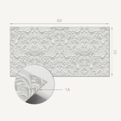 Vinyl wandpaneel Elegant reliëfpatroon