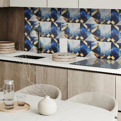 Pvc wandpaneel Geometrie in tinten