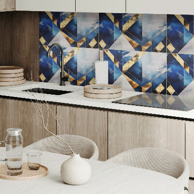 Pvc wandpaneel Geometrie in tinten