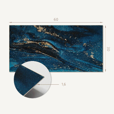 Vinyl wandpaneel Abstract patroon met golven