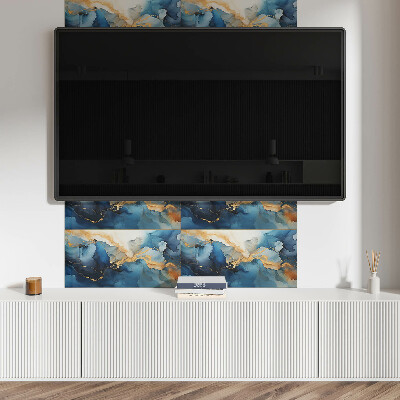 Pvc wandpaneel Abstract patroon met golven