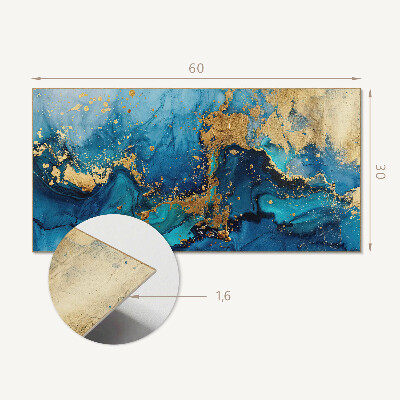 Vinyl wandpaneel Abstract waterpatroon