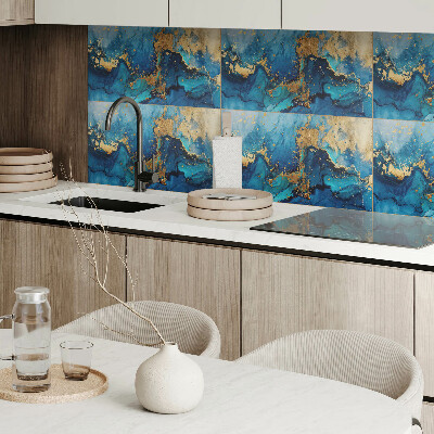 Vinyl wandpaneel Abstract waterpatroon