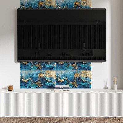 Vinyl wandpaneel Abstract waterpatroon