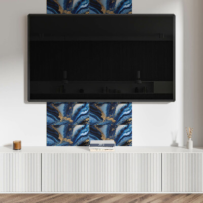 Vinyl wandbekleding Abstract golvend patroon