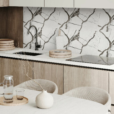 Vinyl wandpaneel Marmerpatroon met aderen