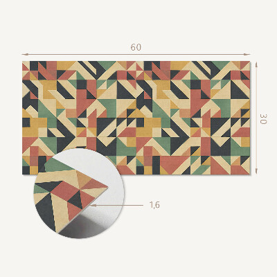 Pvc wandpaneel Abstract geometrisch patroon