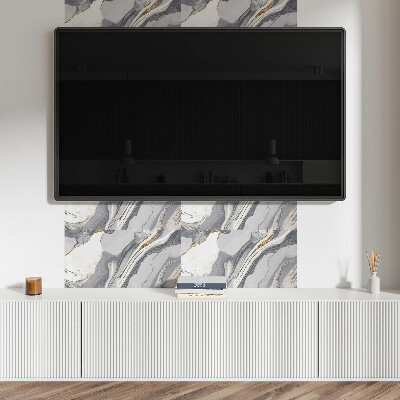 Vinyl wandbekleding Abstracte golven en aderen