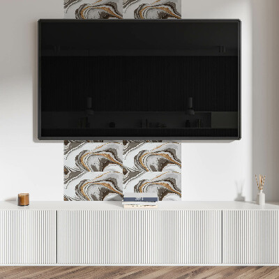 Vinyl wandpaneel Golven van abstracte patronen