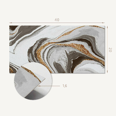 Vinyl wandpaneel Golven van abstracte patronen