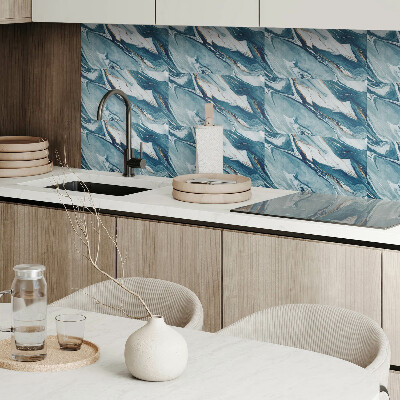 Pvc wandpaneel Abstracte golven in beweging