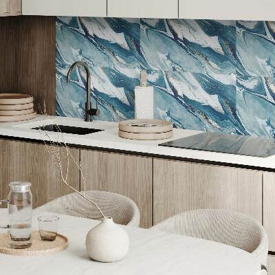 Pvc wandpaneel Abstracte golven in beweging