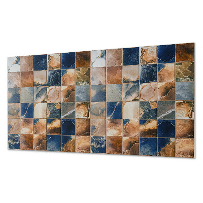 Vinyl wandbekleding Mozaïek met steenpatronen