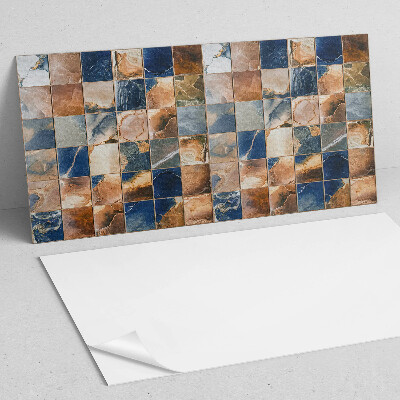 Vinyl wandbekleding Mozaïek met steenpatronen