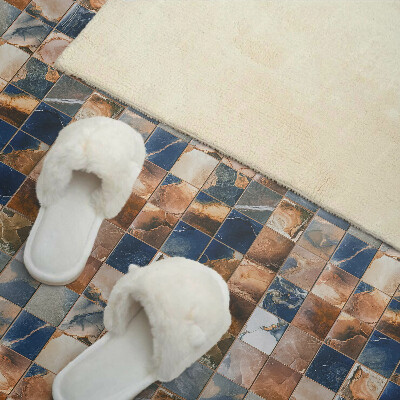 Vinyl wandbekleding Mozaïek met steenpatronen