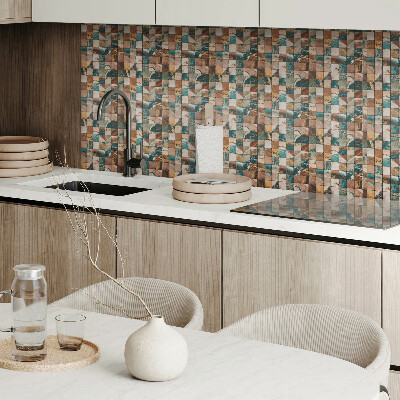 Vinyl wandpaneel Mozaïek met stenen tegels