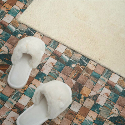 Vinyl wandpaneel Mozaïek met stenen tegels