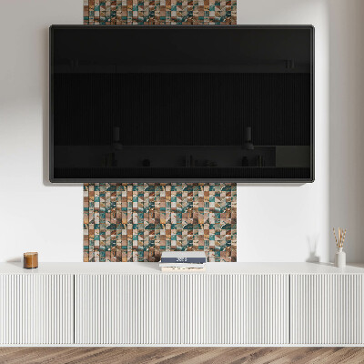 Vinyl wandpaneel Mozaïek met stenen tegels