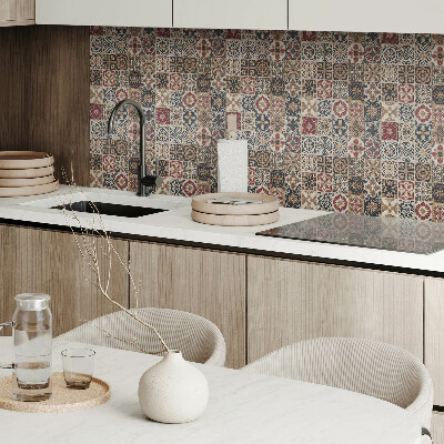 Vinyl wandbekleding Mozaïekpatronen in de lay-out