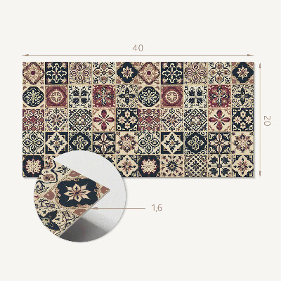 Vinyl wandpaneel Mozaïek tegelpatronen