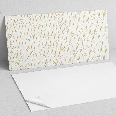 Pvc wandpaneel Patroon van bogen op de achtergrond