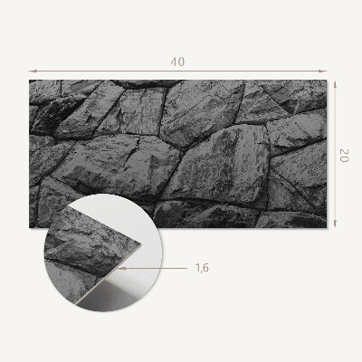 Vinyl wandbekleding Natuursteenpatroon