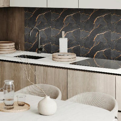 Vinyl wandpaneel Elegant marmer met aderen