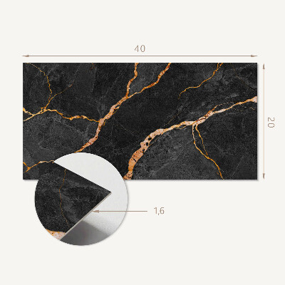 Vinyl wandpaneel Elegant marmer met aderen