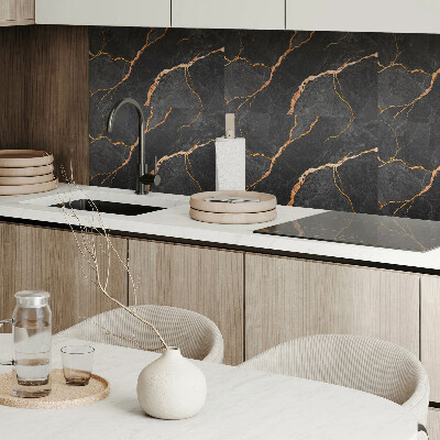 Vinyl wandpaneel Elegant marmer met aderen