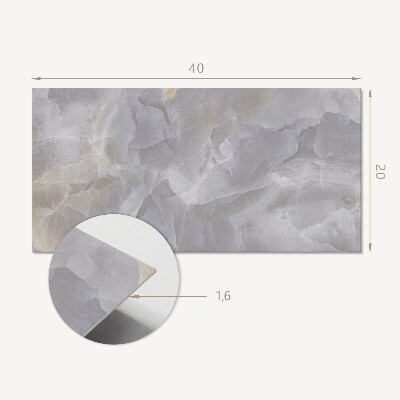 Vinyl wandpaneel Natuursteenpatroon