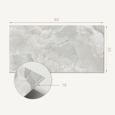 Vinyl wandbekleding Gedempt marmerpatroon