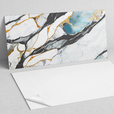 Vinyl wandbekleding Marmerpatroon met aderen