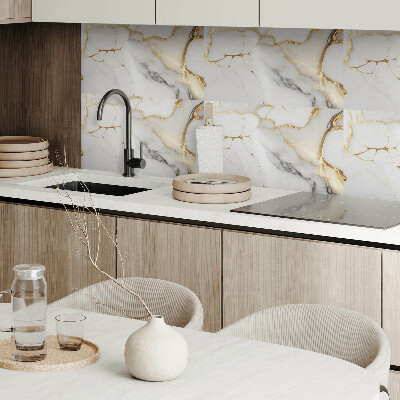 Vinyl wandbekleding Elegant marmerpatroon